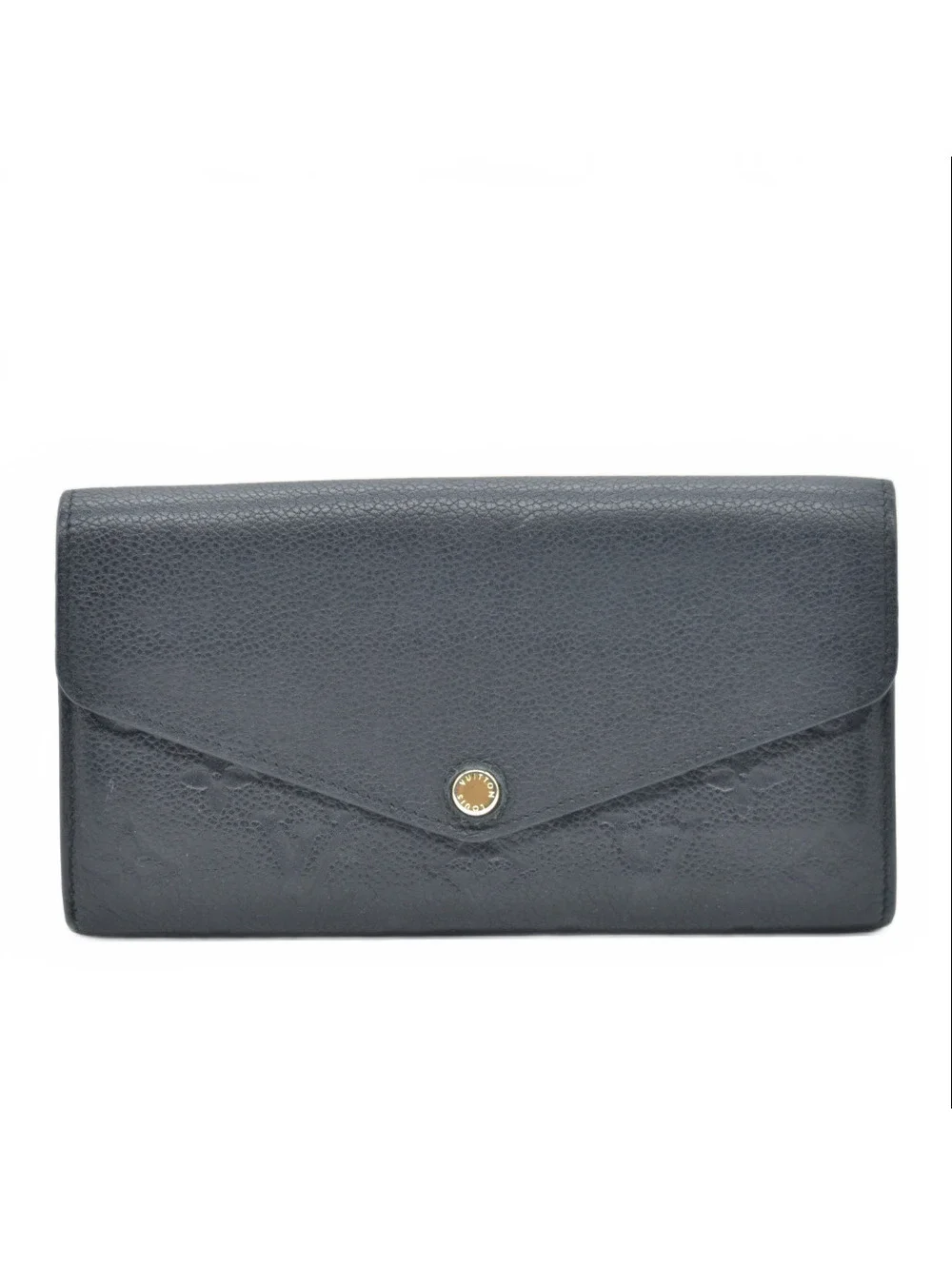 2015 Louis Vuitton Empreinte Sarah Wallet NM Black CA2115